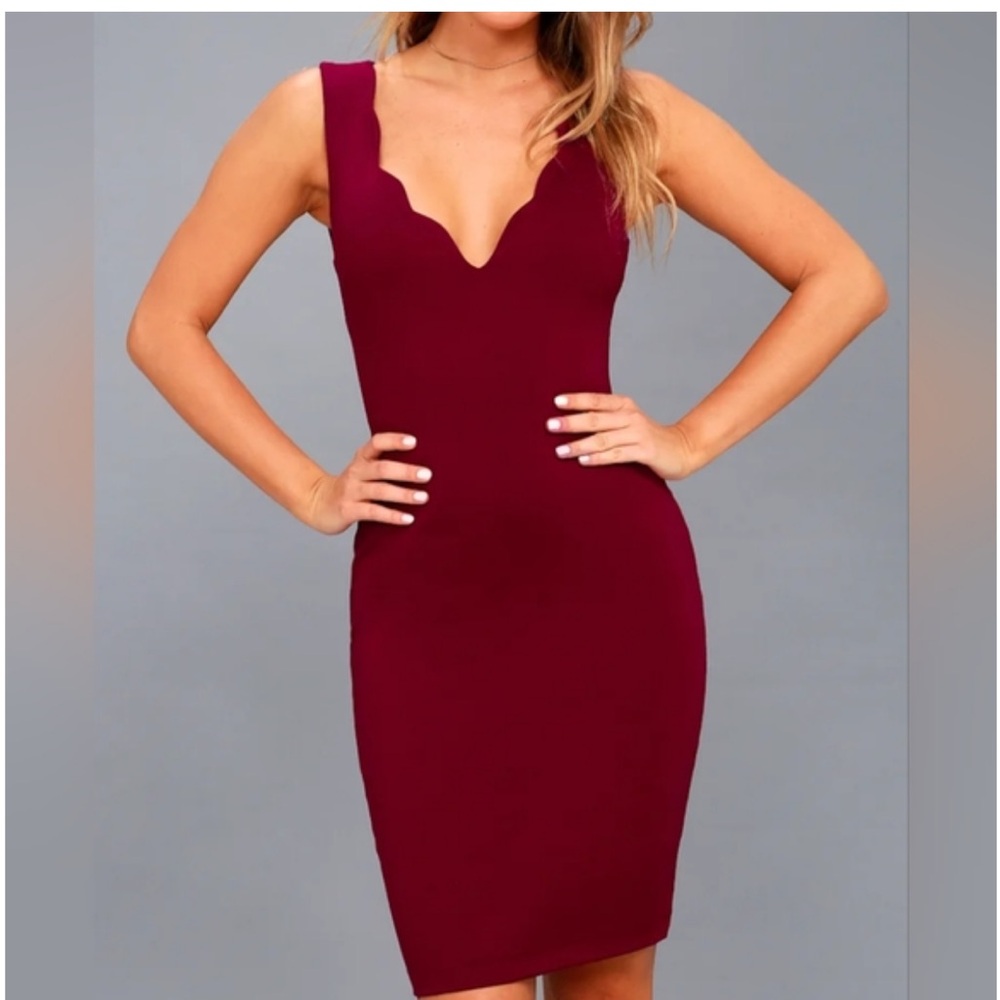 Lulu's Rich Red Sleeveless Dress